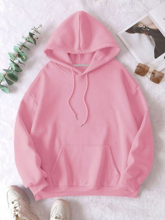 Plain Baby Pink Hoodie