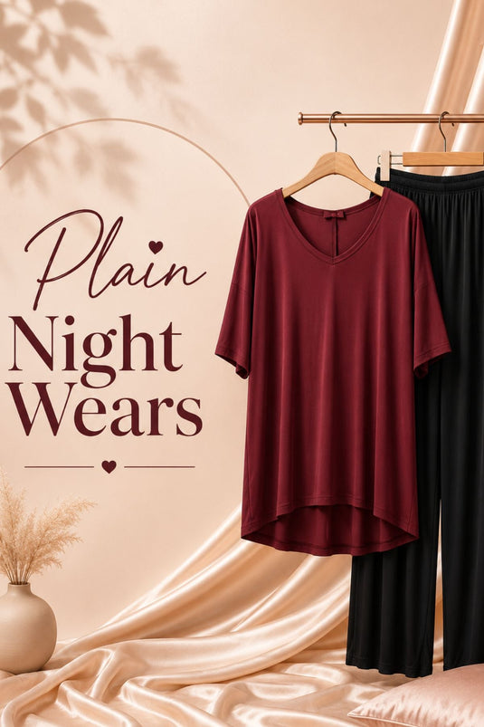 Plain Night Suits