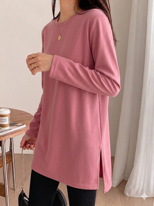 Plain Pink Long Shirt
